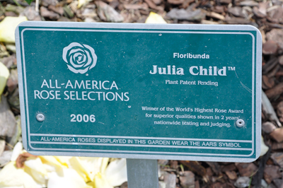 sign: Julia Child